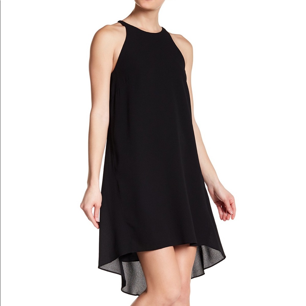 14th Place Hi-Lo Halter Dress